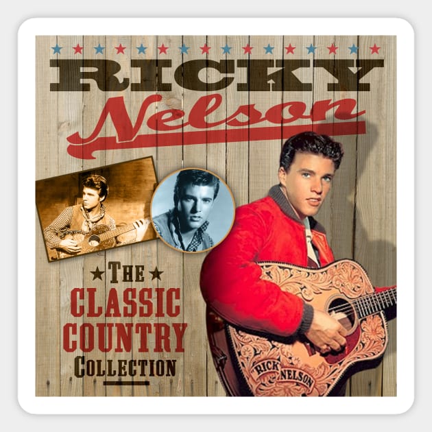 Ricky Nelson - The Classic Country Collection Magnet by PLAYDIGITAL2020